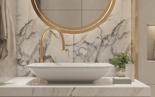 Révolutionnez votre salle de bain avec du carrelage effet marbre !